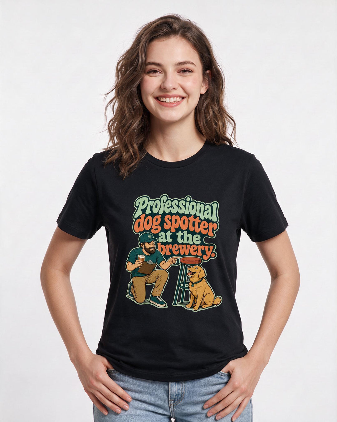 Beer Black T-Shirt for Women – Everyday Expression Graphic Tee product image 3