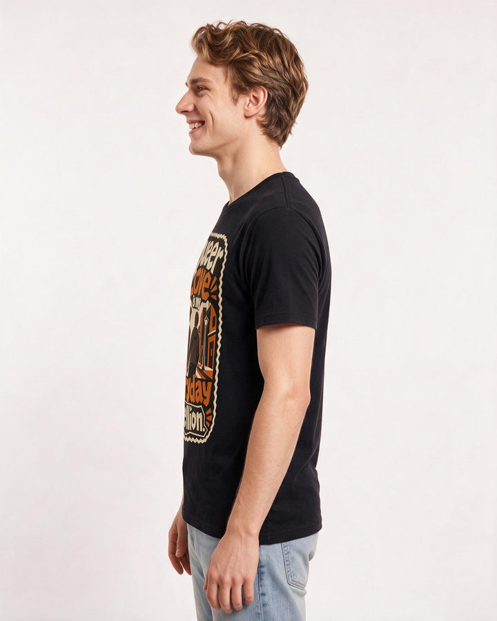 Pride Black T-Shirt for Men – Everyday Expression Graphic Tee product image 2