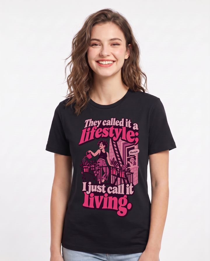 Pride Black T-Shirt for Women – Everyday Expression Graphic Tee product image 3