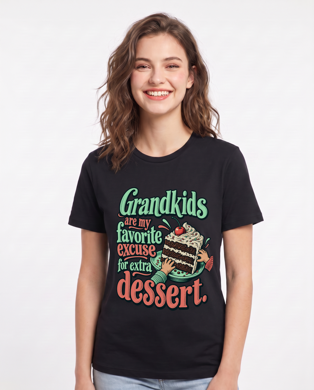Family Black T-Shirt for Women – Everyday Expression Graphic Tee product image 3