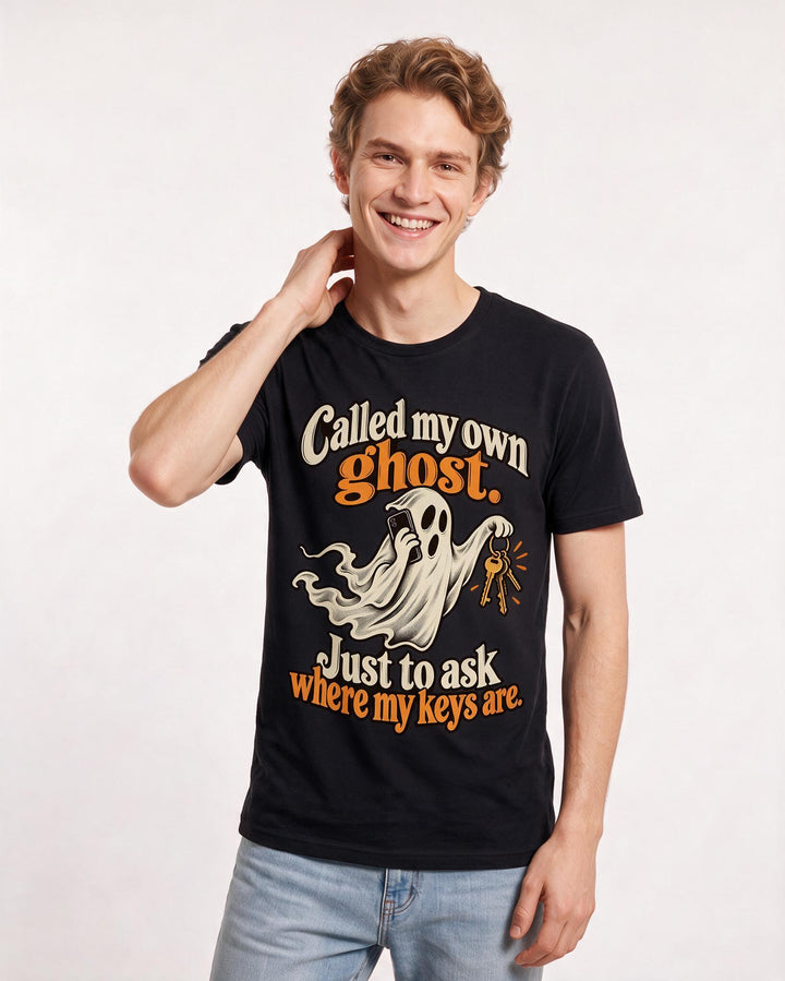 Halloween Black T-Shirt for Men – Halloween Theme Graphic Tee product image 1