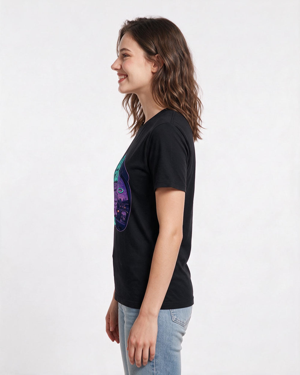 Christian Faith Black T-Shirt for Women – Everyday Expression Graphic Tee product image 2