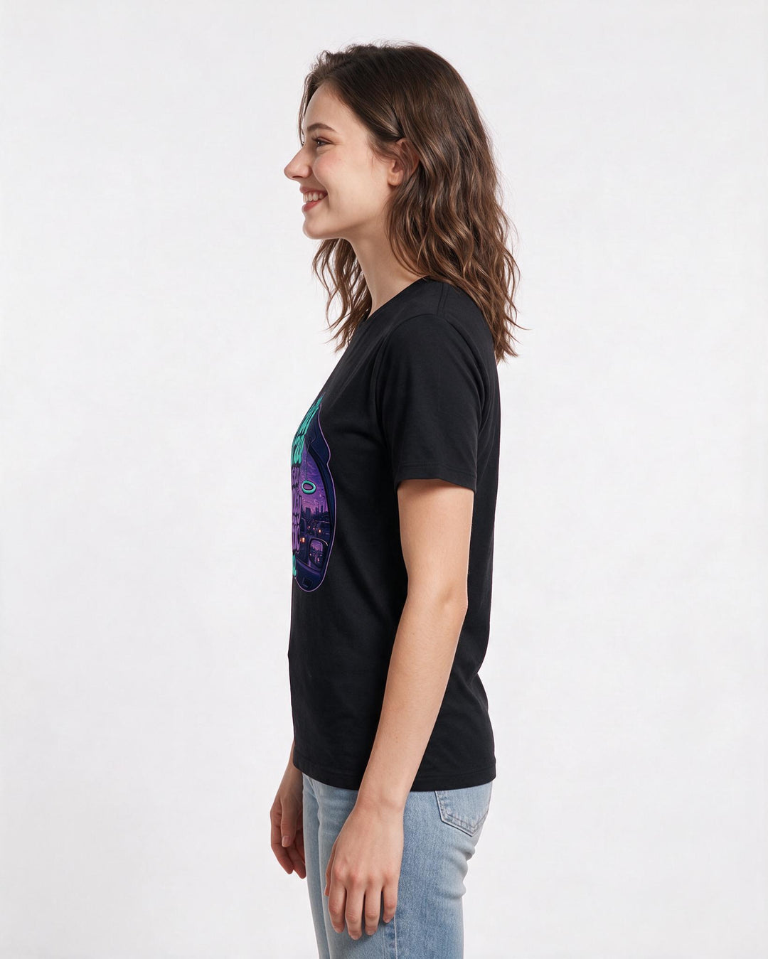 Christian Faith Black T-Shirt for Women – Everyday Expression Graphic Tee product image 2