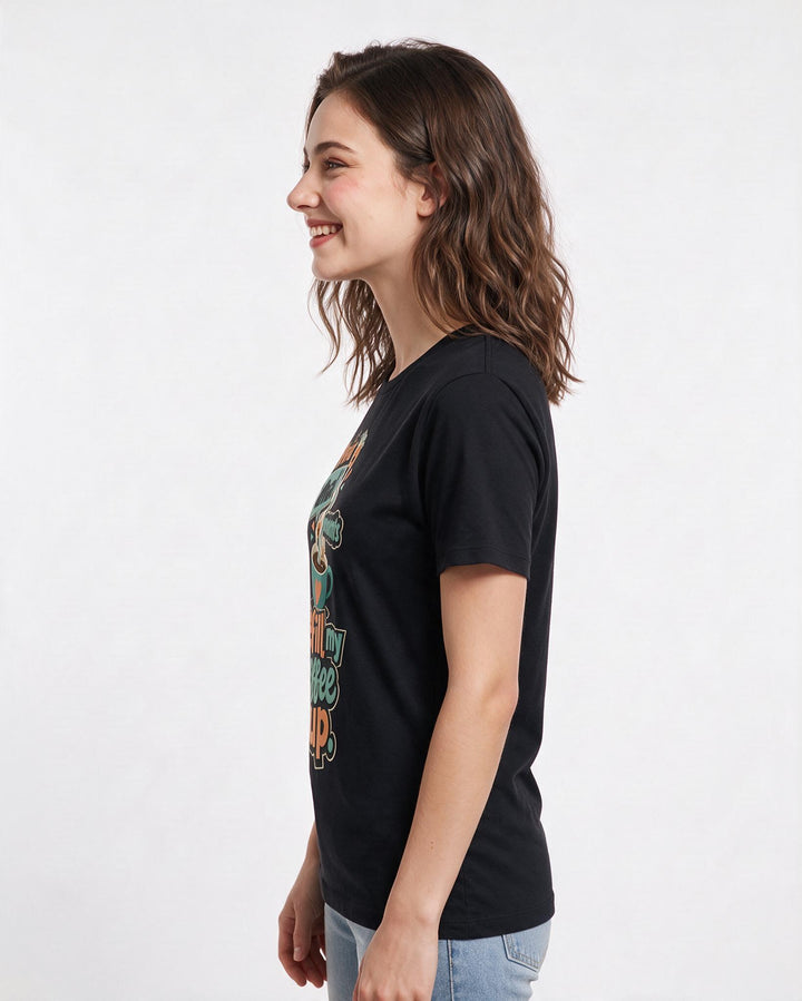 Teacher Women's Black T-Shirt – Their product image 2