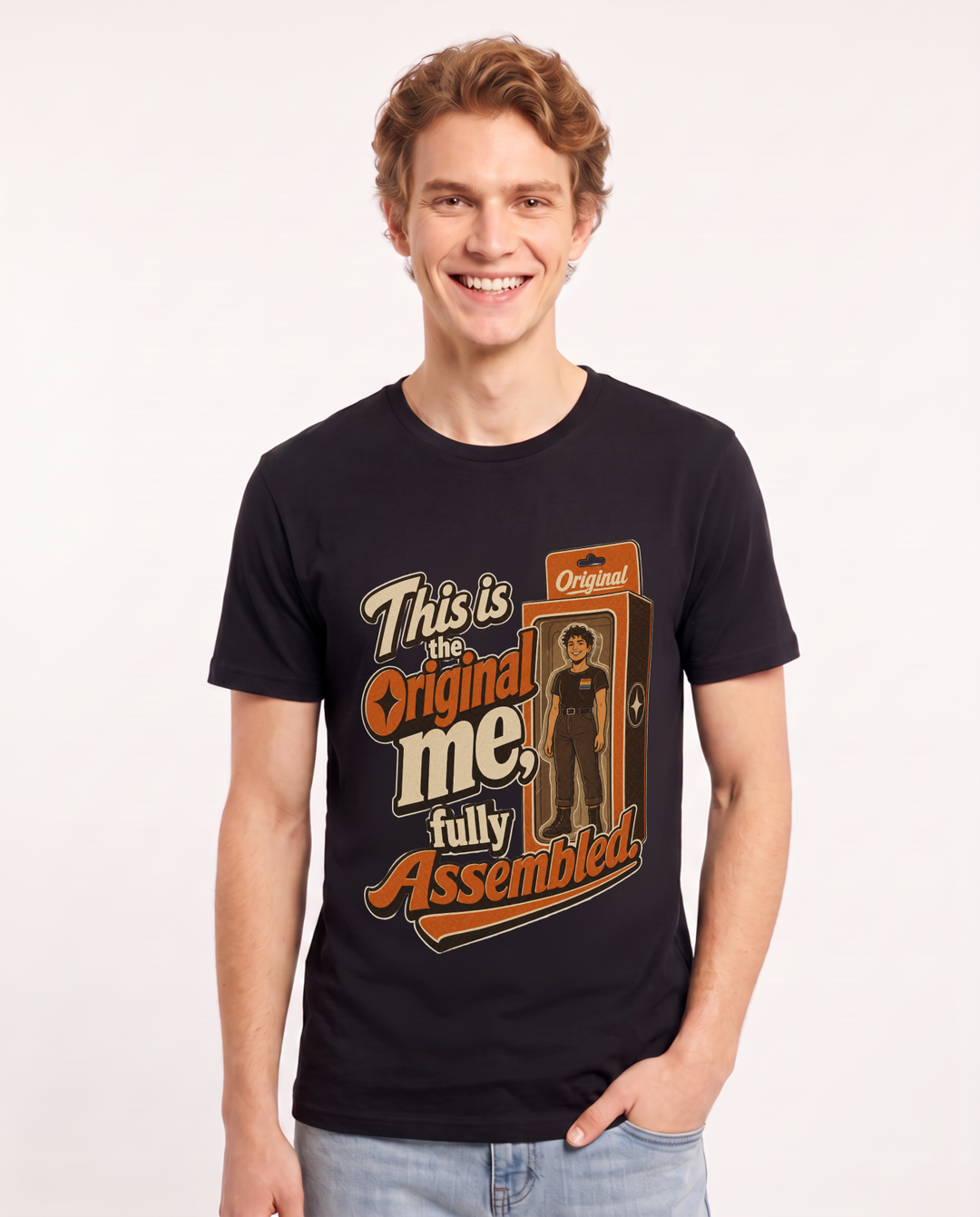 Pride Black T-Shirt for Men – Everyday Expression Graphic Tee product image 3