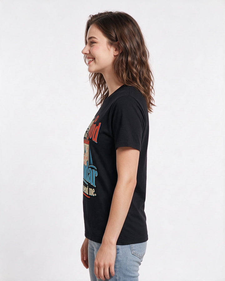Christian Faith Black T-Shirt for Women – Everyday Expression Graphic Tee product image 2