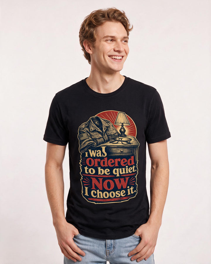 Veteran Black T-Shirt for Men – Everyday Expression Graphic Tee product image 1