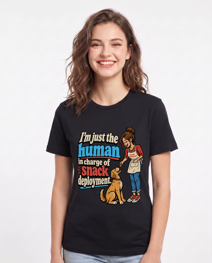 Cat Lover Black T-Shirt for Women – Everyday Expression Graphic Tee product image 3
