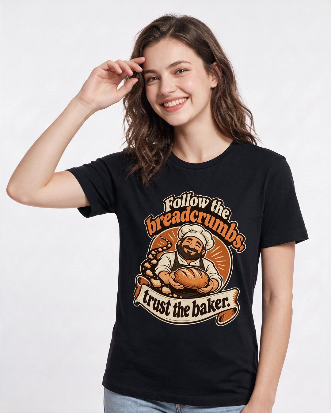Christian Faith Black T-Shirt for Women – Everyday Expression Graphic Tee product image 1