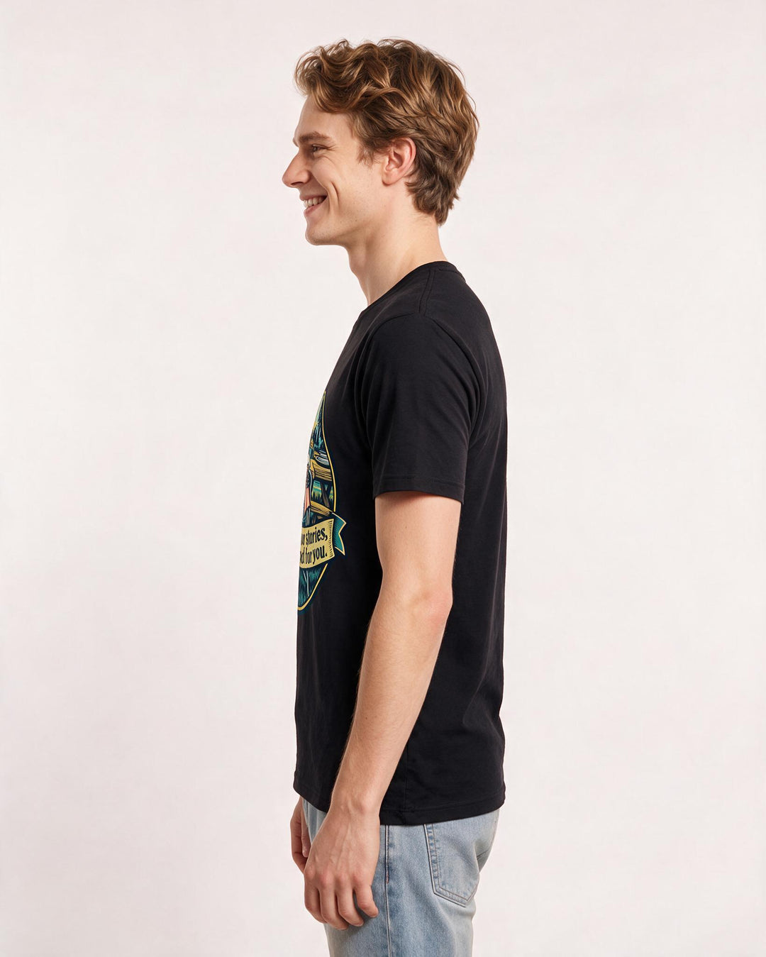 Patriotic Black T-Shirt for Men – Everyday Expression Graphic Tee product image 2