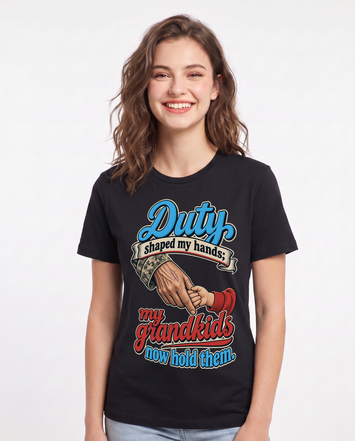 Veteran Black T-Shirt for Women – Everyday Expression Graphic Tee product image 3