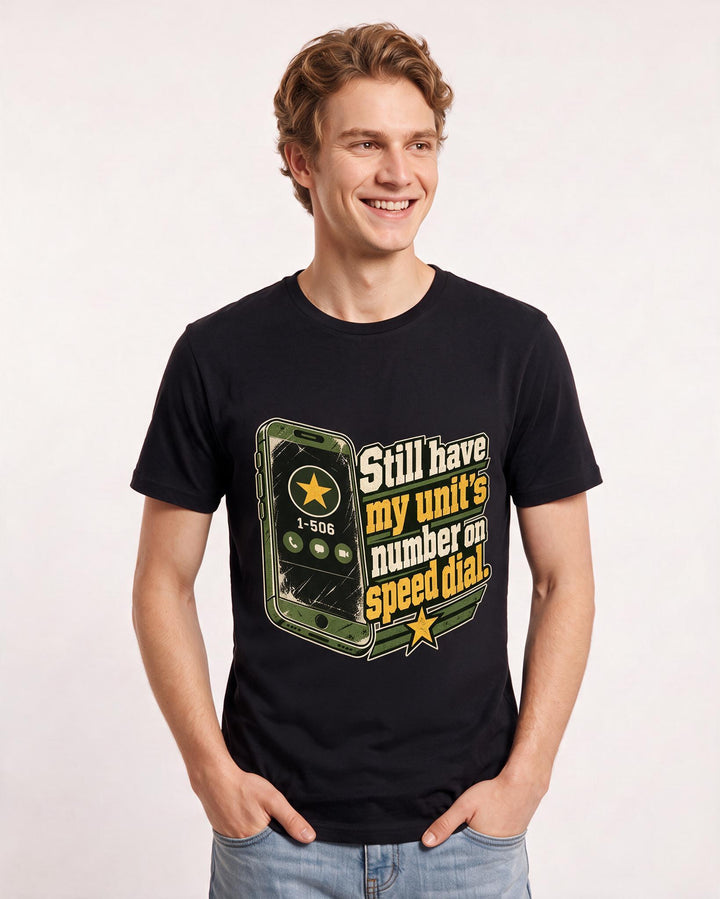 Veteran Black T-Shirt for Men – Everyday Expression Graphic Tee product image 1