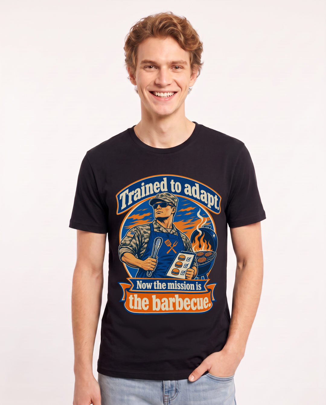 Veteran Black T-Shirt for Men – Everyday Expression Graphic Tee product image 3