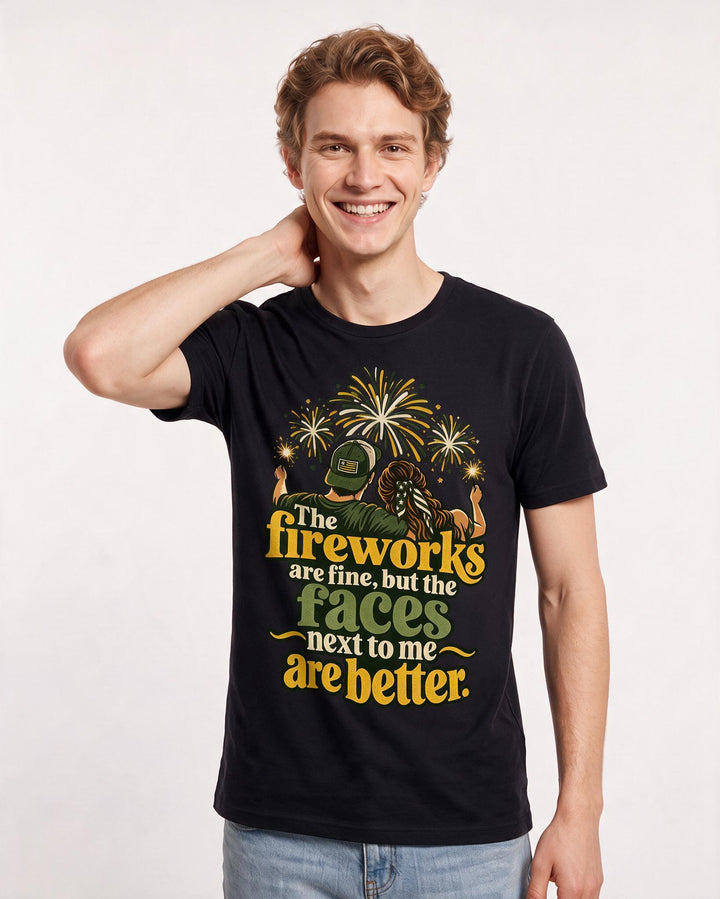 Patriotic Black T-Shirt for Men – Everyday Expression Graphic Tee product image 1