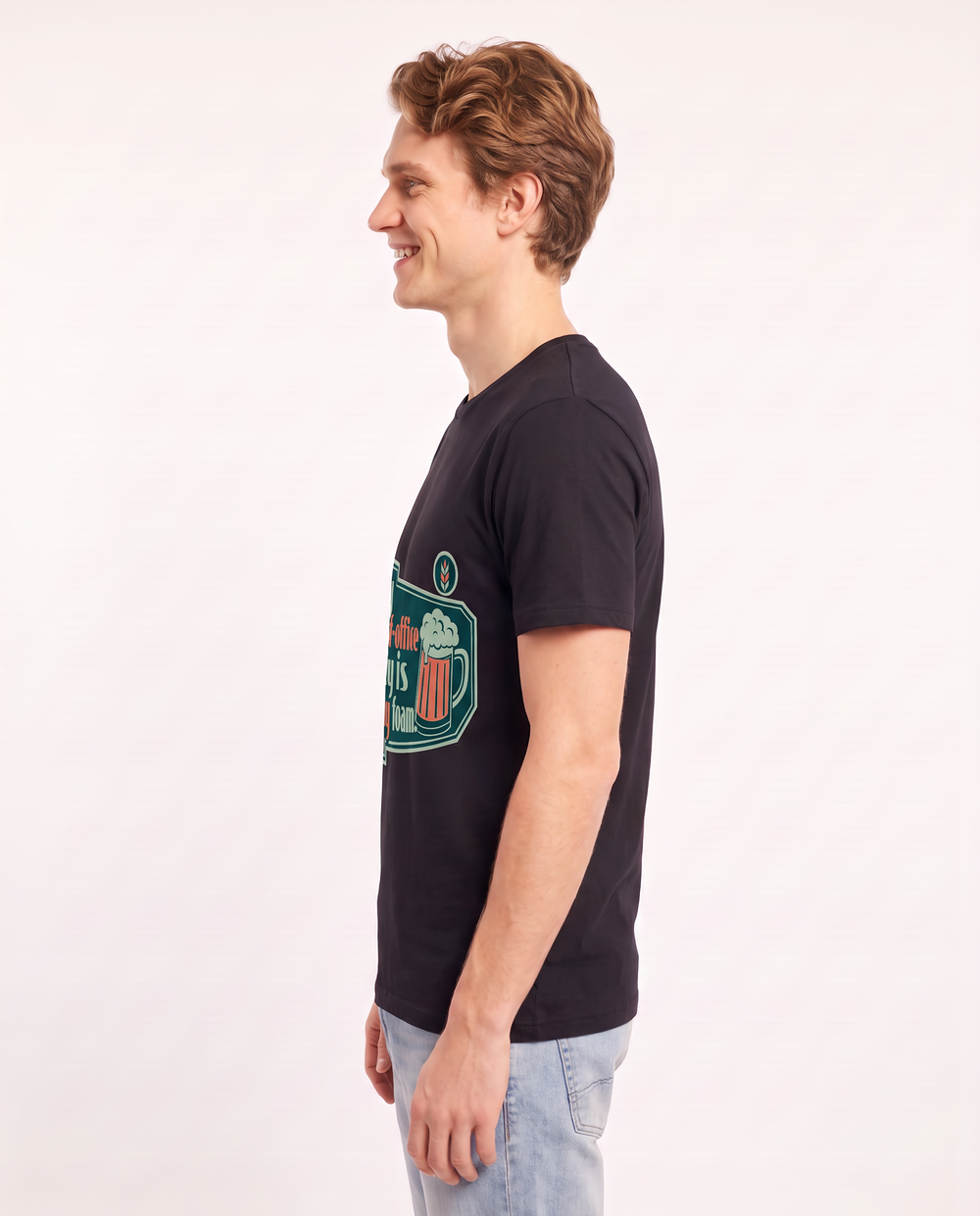 My out-of-office reply is mostly foam. - Men's Black T-Shirt product image 3