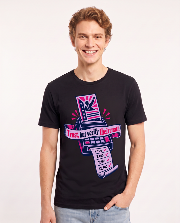 Political Statement Black T-Shirt for Men – Everyday Expression Graphic Tee product image 3