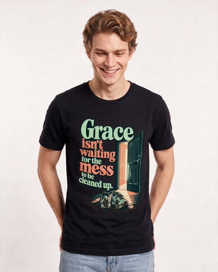 Christian Faith Black T-Shirt for Men – Everyday Expression Graphic Tee product image 1