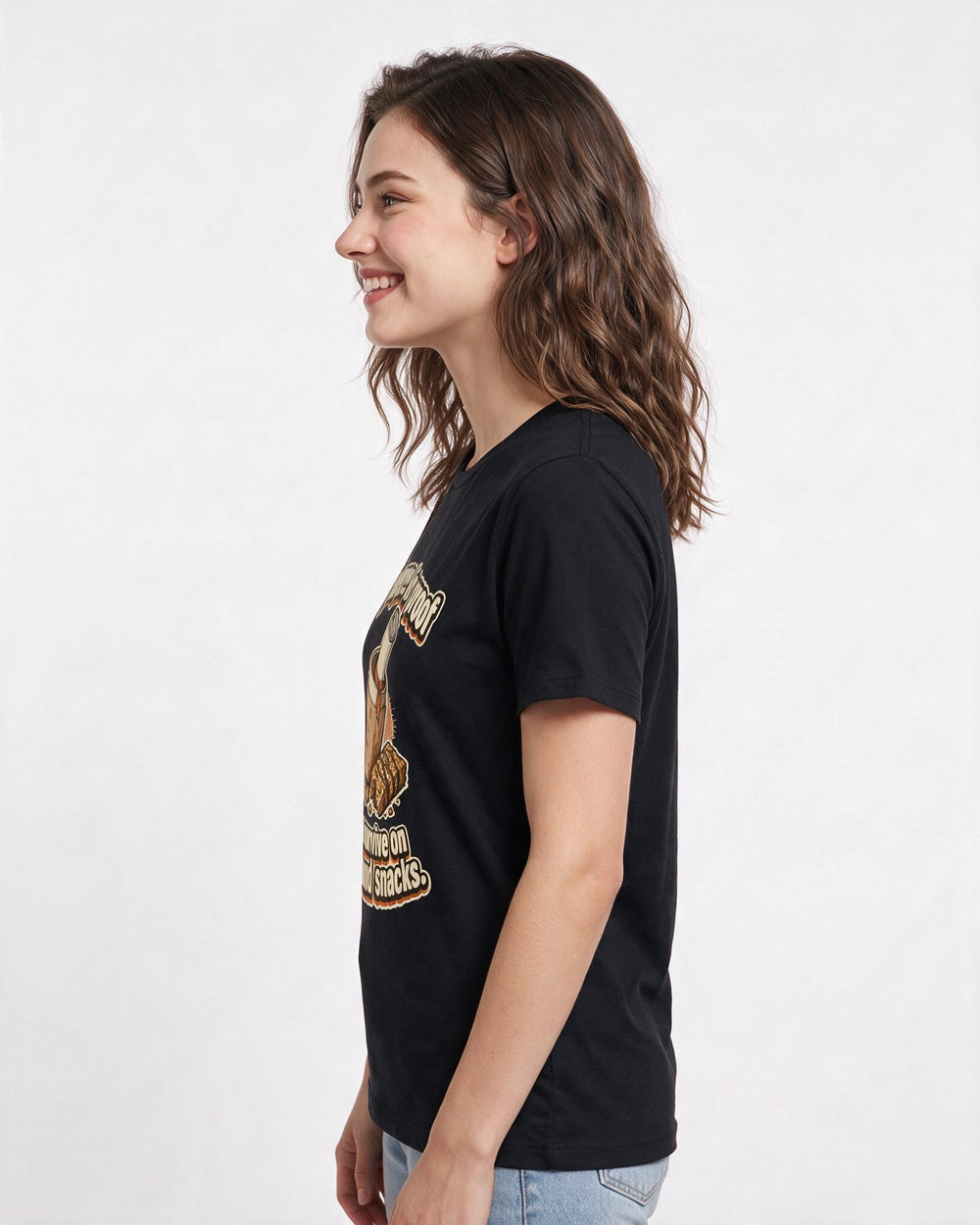 Graduation Black T-Shirt for Women – Everyday Expression Graphic Tee product image 2