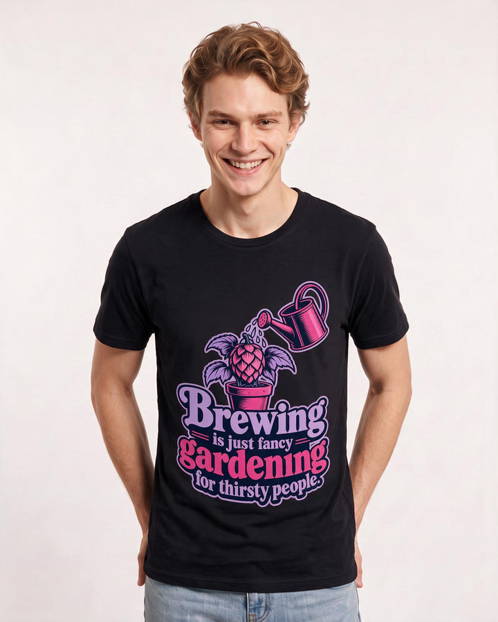 Beer Black T-Shirt for Men – Everyday Expression Graphic Tee product image 1