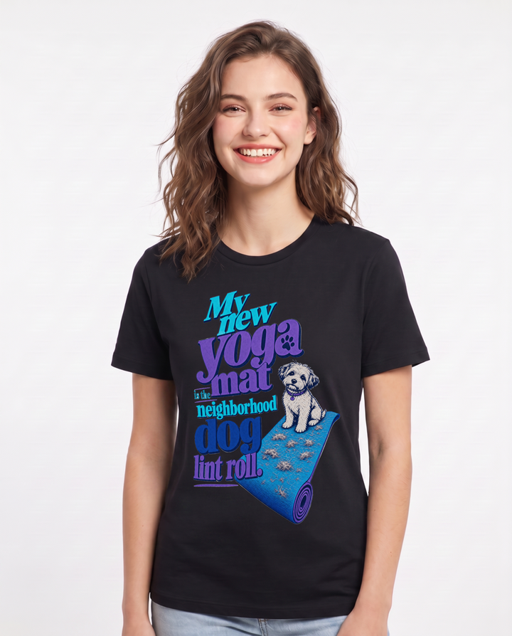 Cat Lover Black T-Shirt for Women – Everyday Expression Graphic Tee product image 3