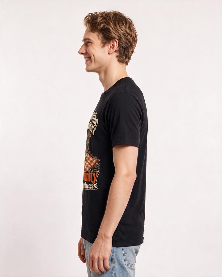 Patriotic Black T-Shirt for Men – Everyday Expression Graphic Tee product image 2