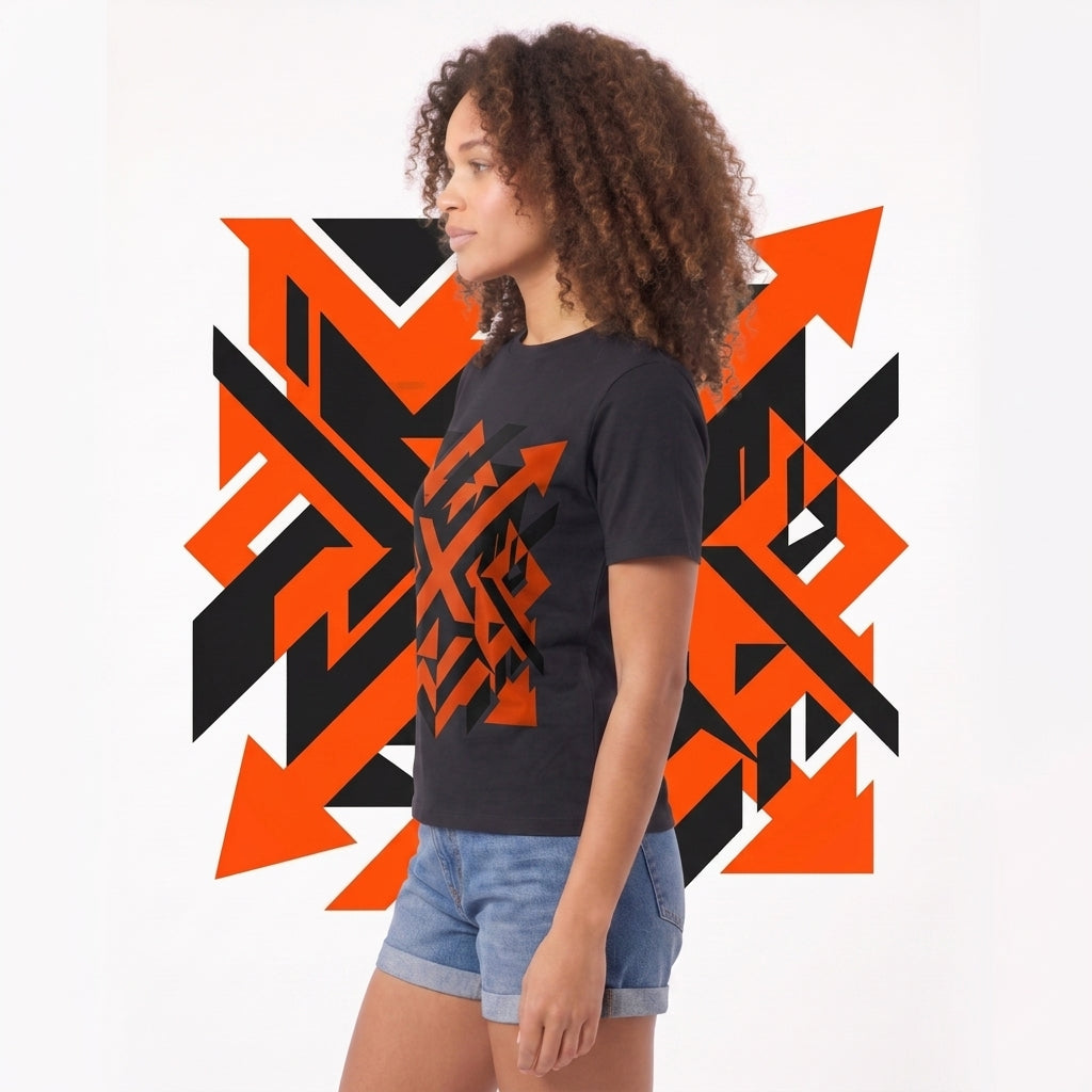 Black Black T-Shirt mockup 1