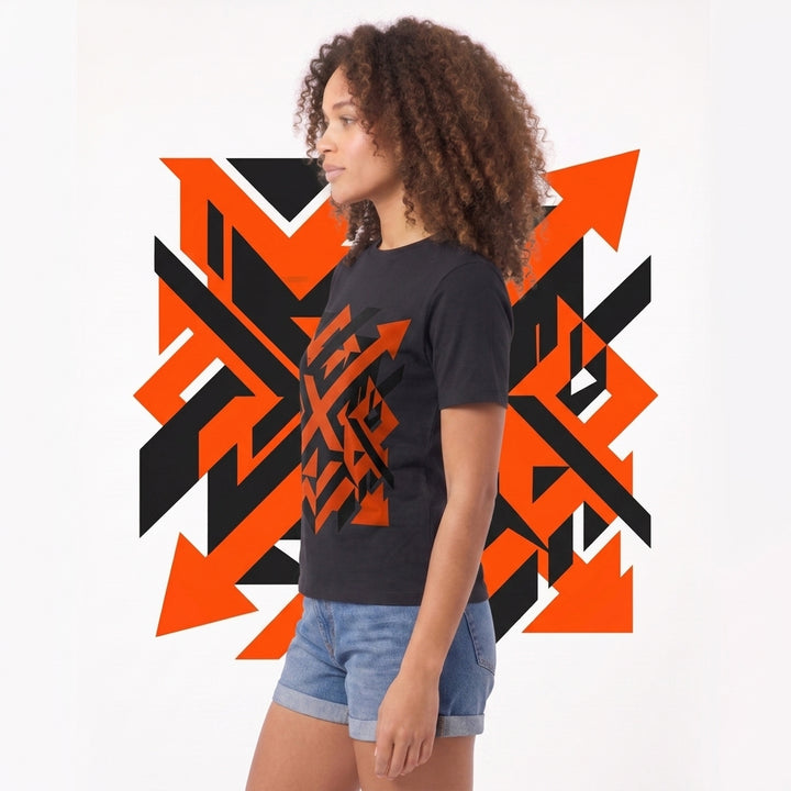 Black Black T-Shirt mockup 1
