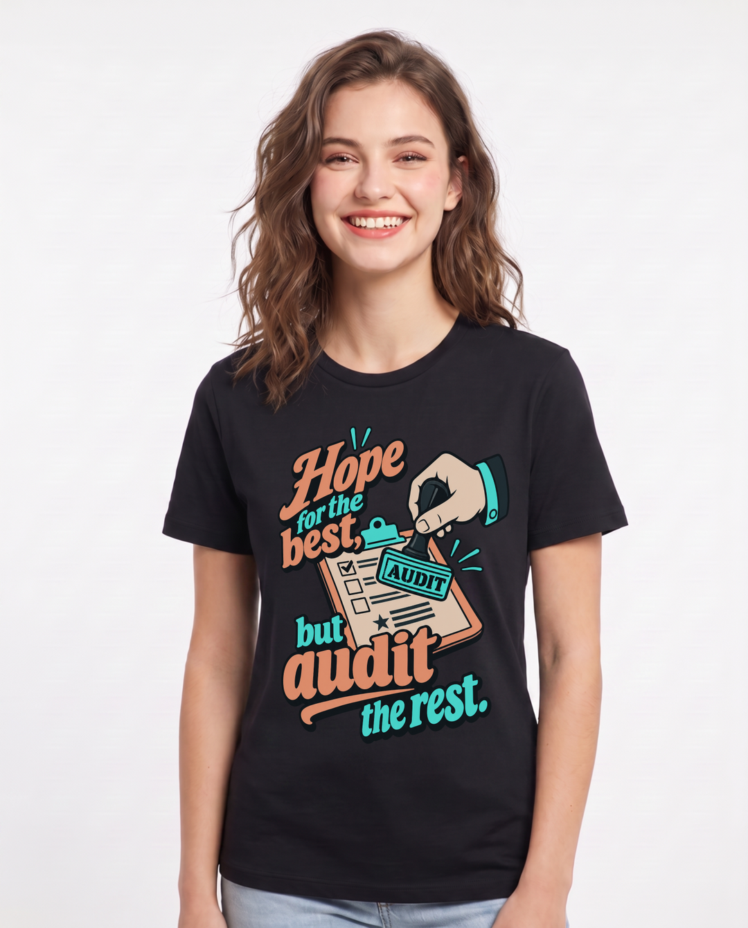 Political Statement Black T-Shirt for Women – Everyday Expression Graphic Tee product image 3