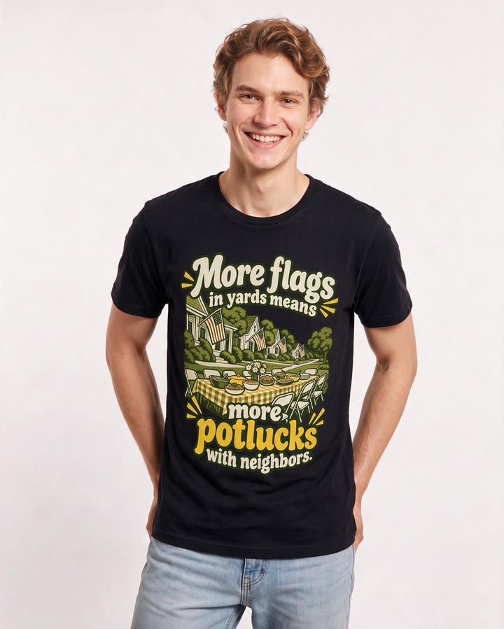 Patriotic Black T-Shirt for Men – Everyday Expression Graphic Tee product image 1