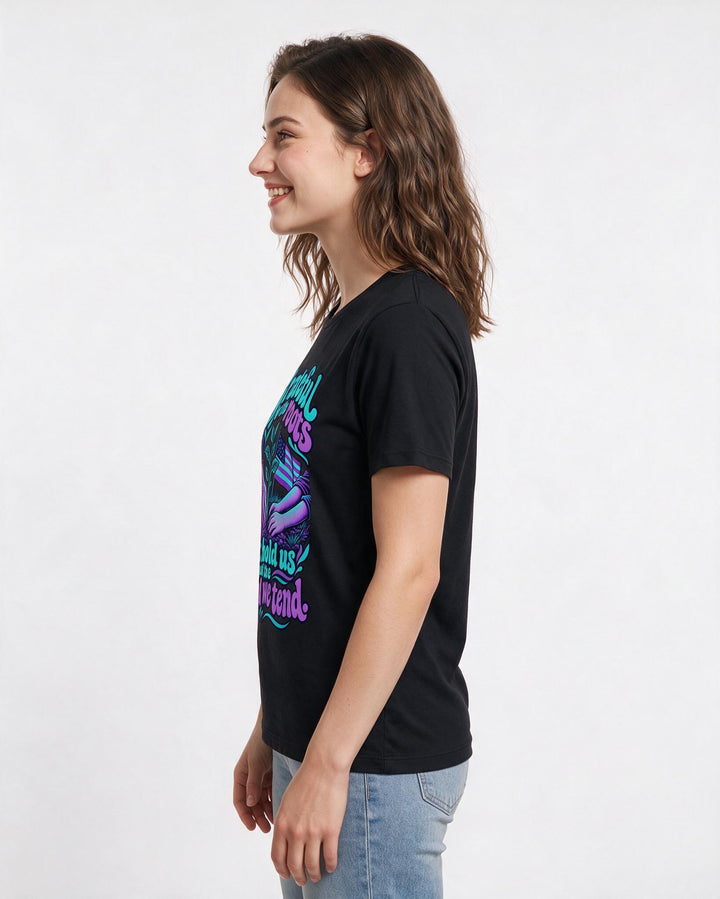 Patriotic Black T-Shirt for Women – Everyday Expression Graphic Tee product image 2