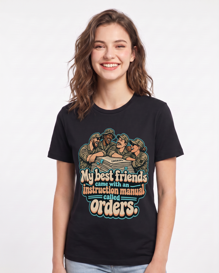 Veteran Black T-Shirt for Women – Everyday Expression Graphic Tee product image 3