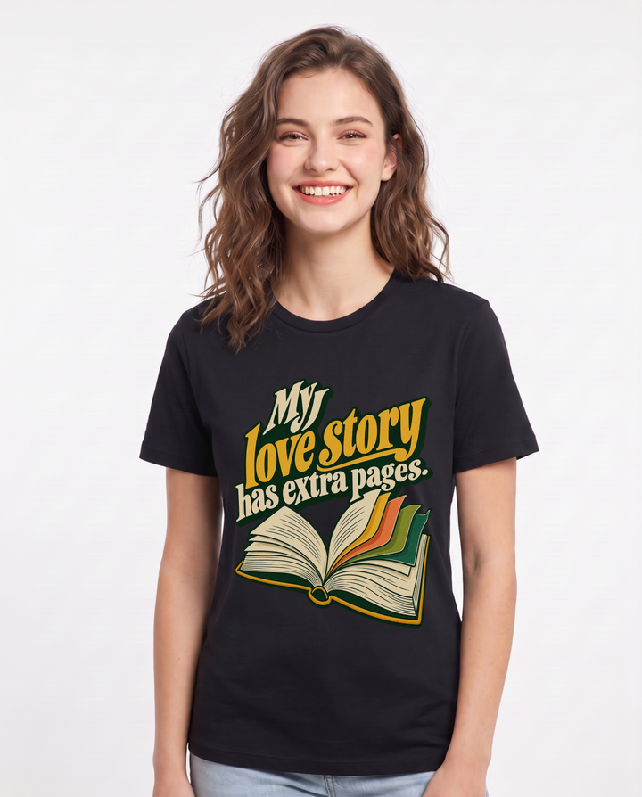 Pride Black T-Shirt for Women – Everyday Expression Graphic Tee product image 3