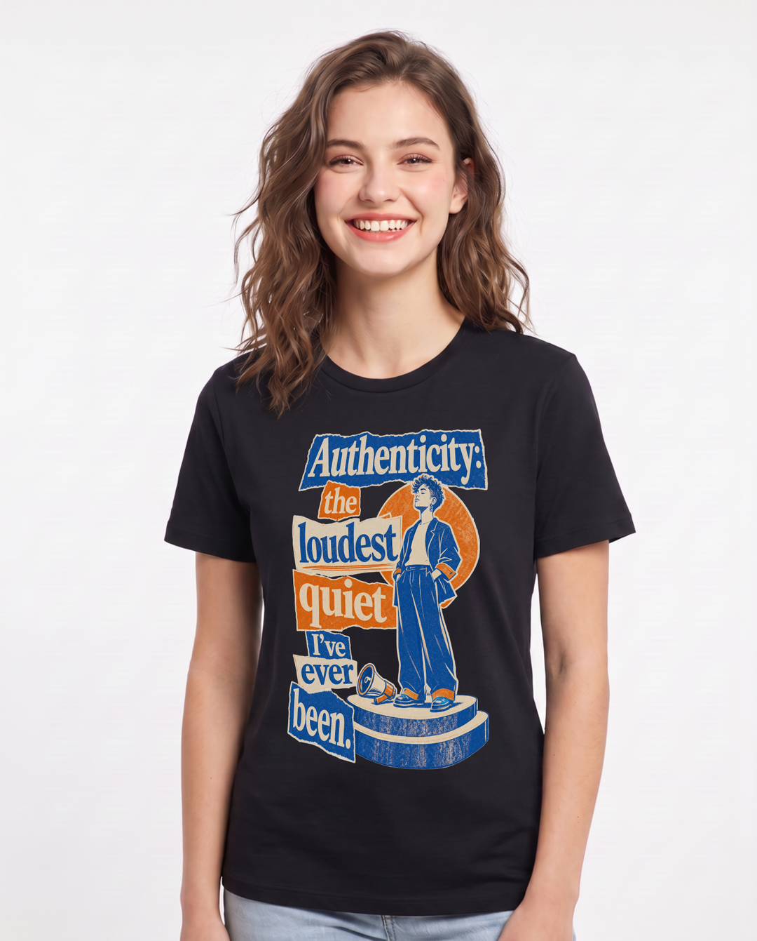 Pride Black T-Shirt for Women – Everyday Expression Graphic Tee product image 1