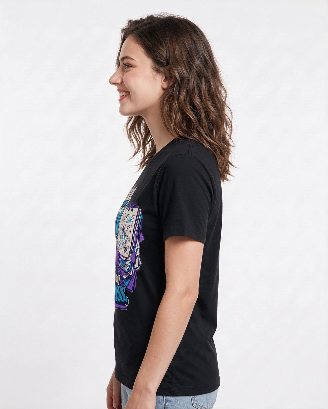 Christian Faith Black T-Shirt for Women – Everyday Expression Graphic Tee product image 2