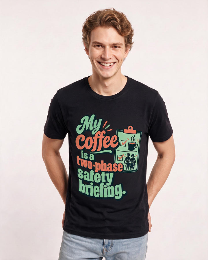 Grandparent Black T-Shirt for Men – Everyday Expression Graphic Tee product image 1