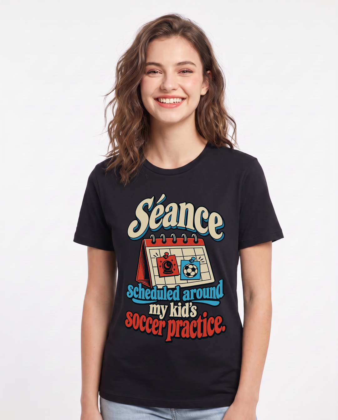 Halloween Black T-Shirt for Women – Halloween Theme Graphic Tee product image 3