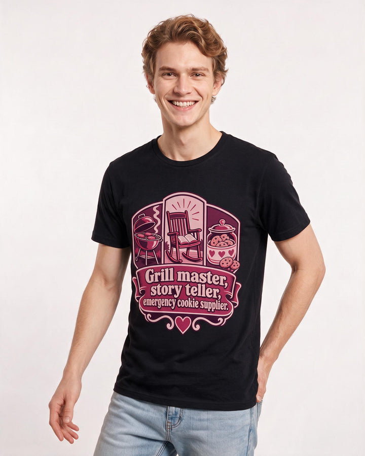 Family Black T-Shirt for Men – Everyday Expression Graphic Tee product image 1
