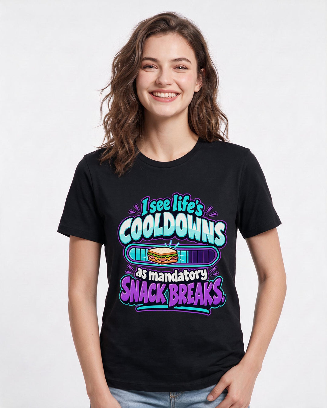 Gaming Black T-Shirt for Women – Game Night Graphic Tee product image 1