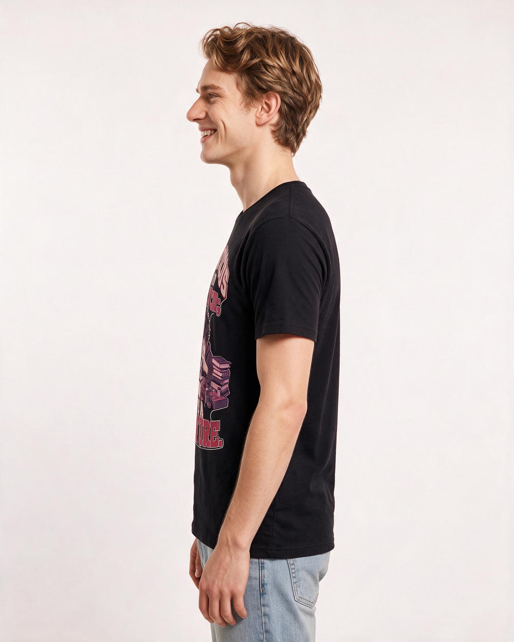 Neurodiversity Men's Black T-Shirt – Hyperfocus is not a glitch; it's a feature. product image 2