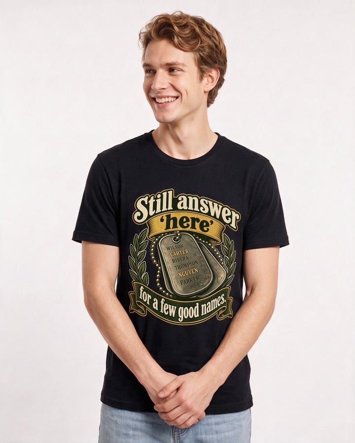 Veteran Black T-Shirt for Men – Everyday Expression Graphic Tee product image 1
