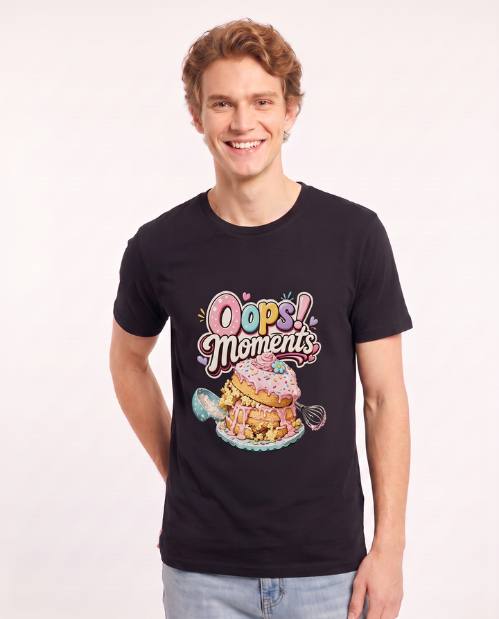 Oops! Moments Men's Black T-Shirt product image 1