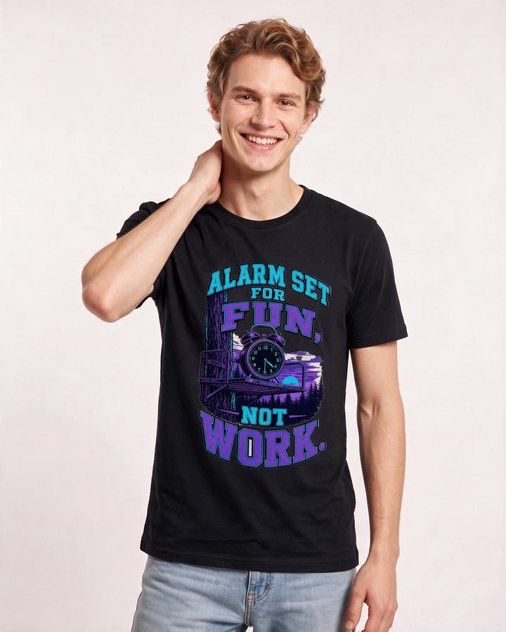 Hunting Black T-Shirt for Men – Everyday Expression Graphic Tee product image 1