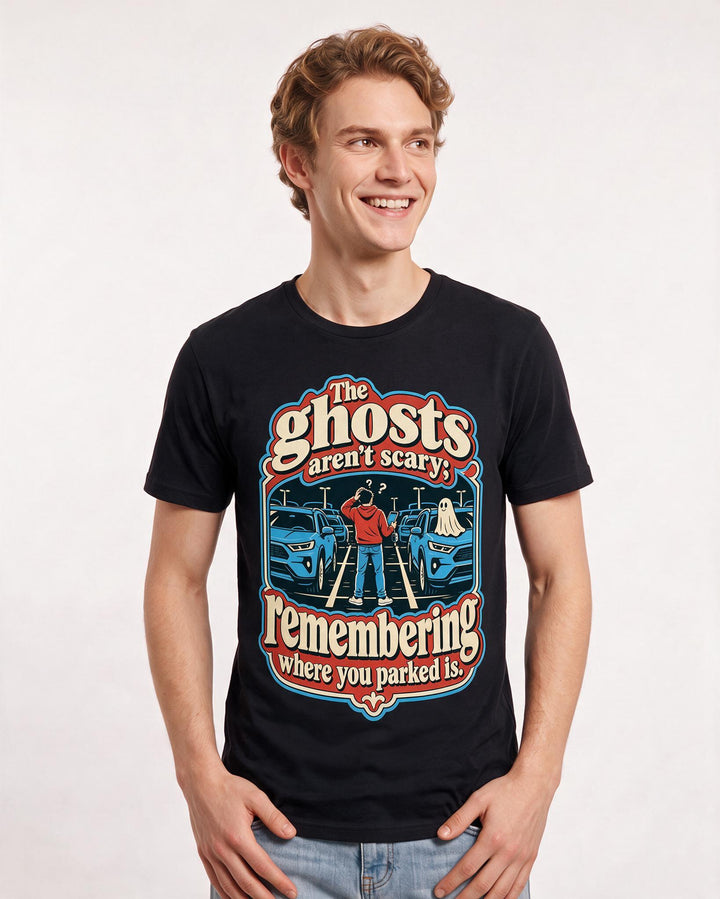 Halloween Black T-Shirt for Men – Halloween Theme Graphic Tee product image 1