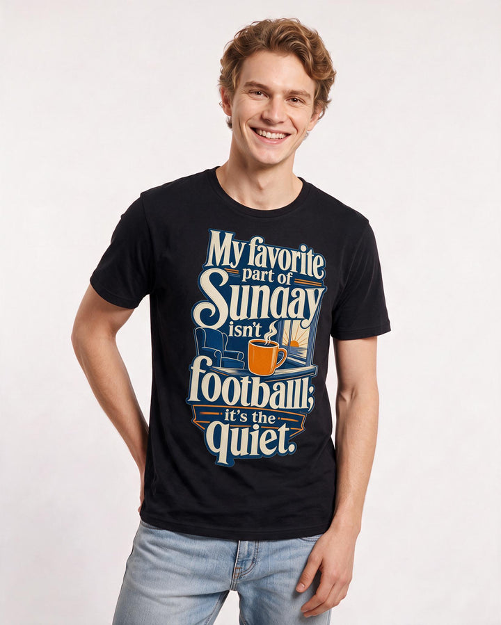 Dad Men's Black T-Shirt – t football; it product image 3
