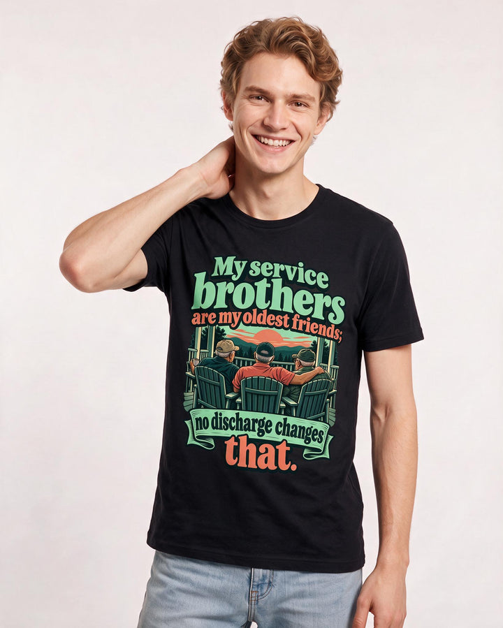 Veteran Black T-Shirt for Men – Everyday Expression Graphic Tee product image 1