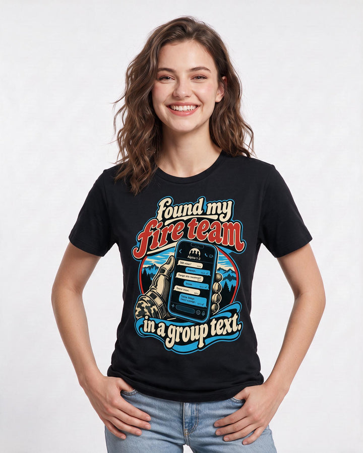 Veteran Black T-Shirt for Women – Everyday Expression Graphic Tee product image 1