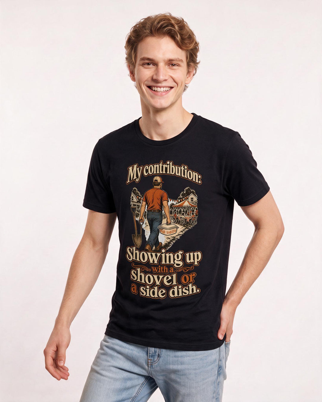 Patriotic Black T-Shirt for Men – Everyday Expression Graphic Tee product image 1