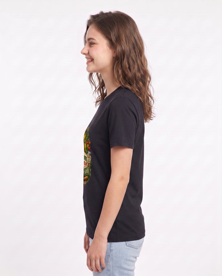 Heirloom Love: Save the Seeds Women's Black T-Shirt product image 3