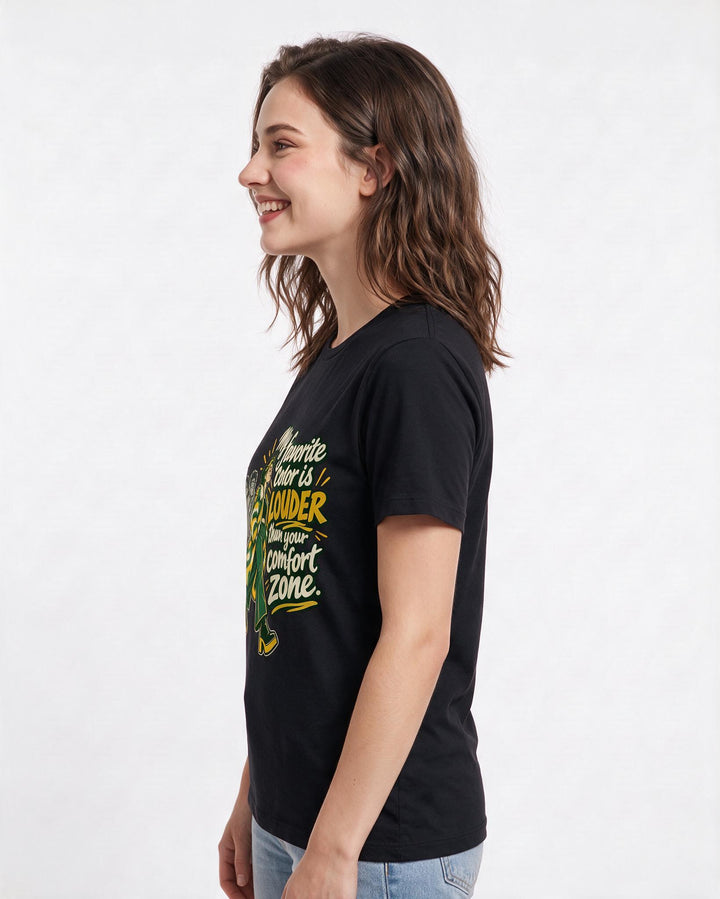Pride Black T-Shirt for Women – Everyday Expression Graphic Tee product image 2