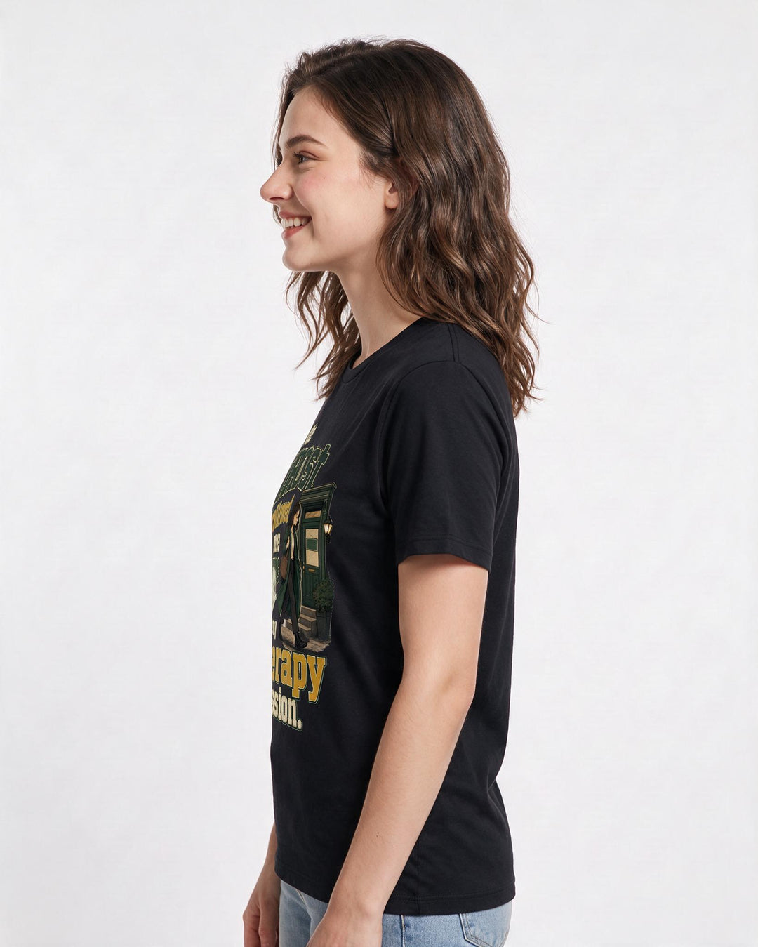 Halloween Black T-Shirt for Women – Halloween Theme Graphic Tee product image 2